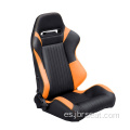 PVC ajustable negro y amarillo con asiento para el automóvil